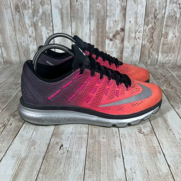 Nike Air Max Running Shoes Ombre Coral Pink Athletic‎ Sneakers Women's Size 8 - Picture 1 of 8